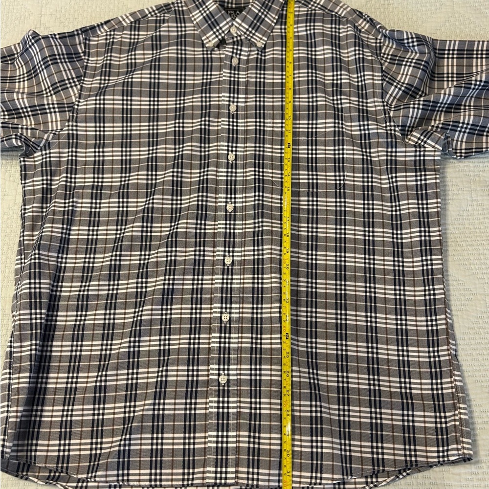 Jos. A. Bank size XL plaid dress shirt - Picture 6 of 6